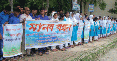 ফরিদপুরে শিক্ষক লাঞ্ছিত : প্রতিবাদে মানববন্ধন ফরিদপুরে শিক্ষক লাঞ্ছিত : প্রতিবাদে মানববন্ধন